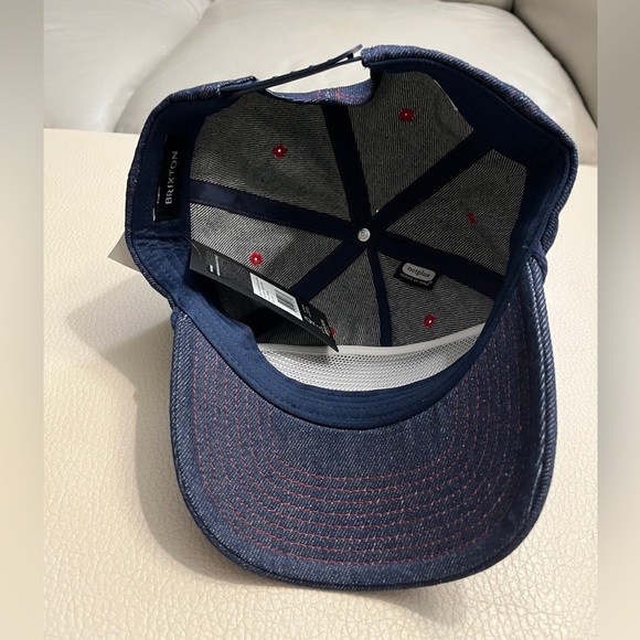 NWT - Brixton Adult Snapback Denim Cap - Picture 6 of 8